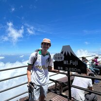 This was when I hiked Mt. Fuji during my time in Japan